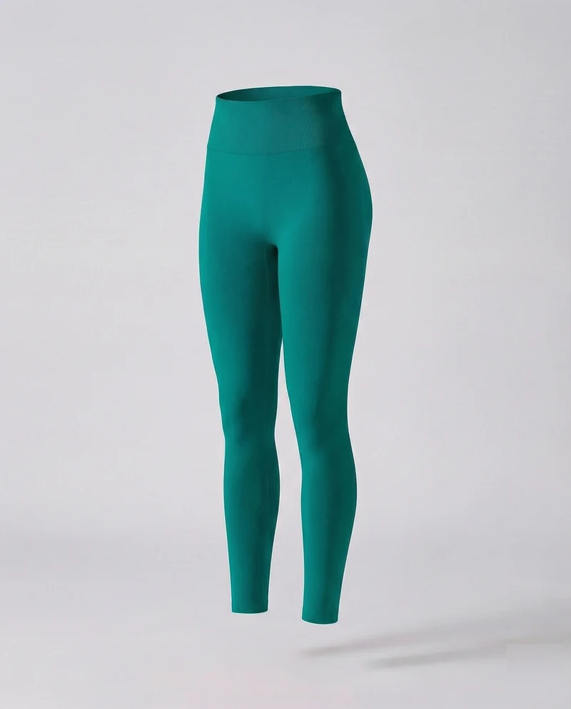 Damen formende Fitness-Leggings mit Raffung