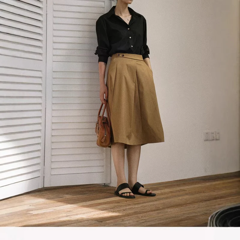 Damen Elegante, lockere Bluse und stilvolle Anzughose Nord Taschen