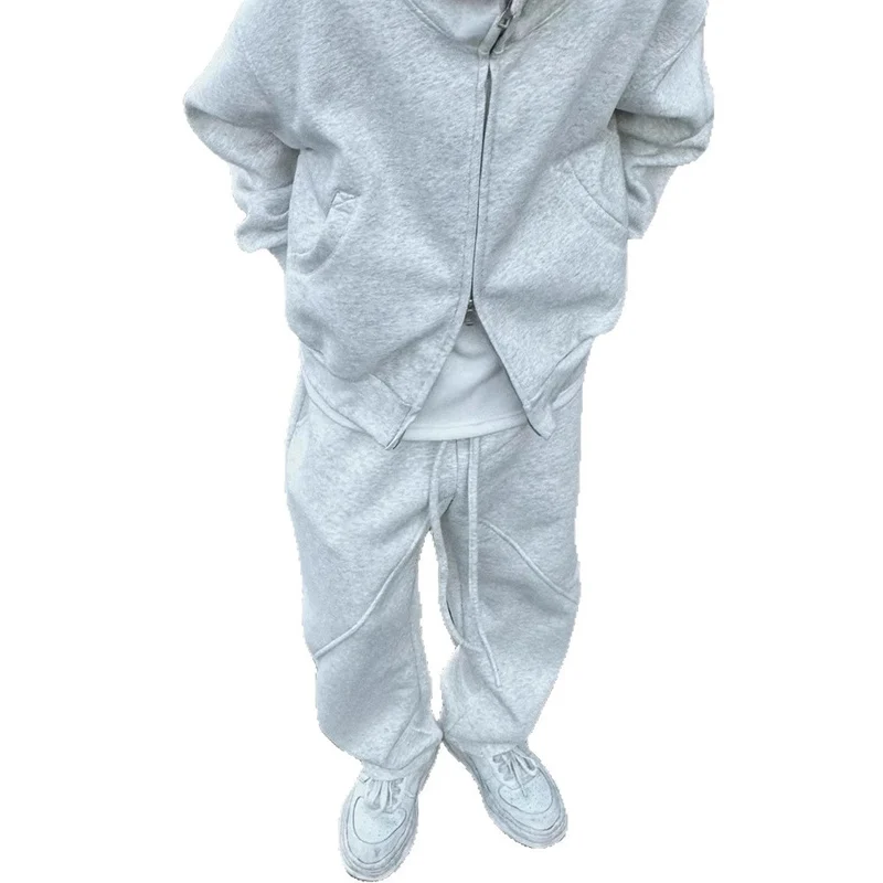 Herren Urbanes Oversized Jacken-Set Nord Taschen