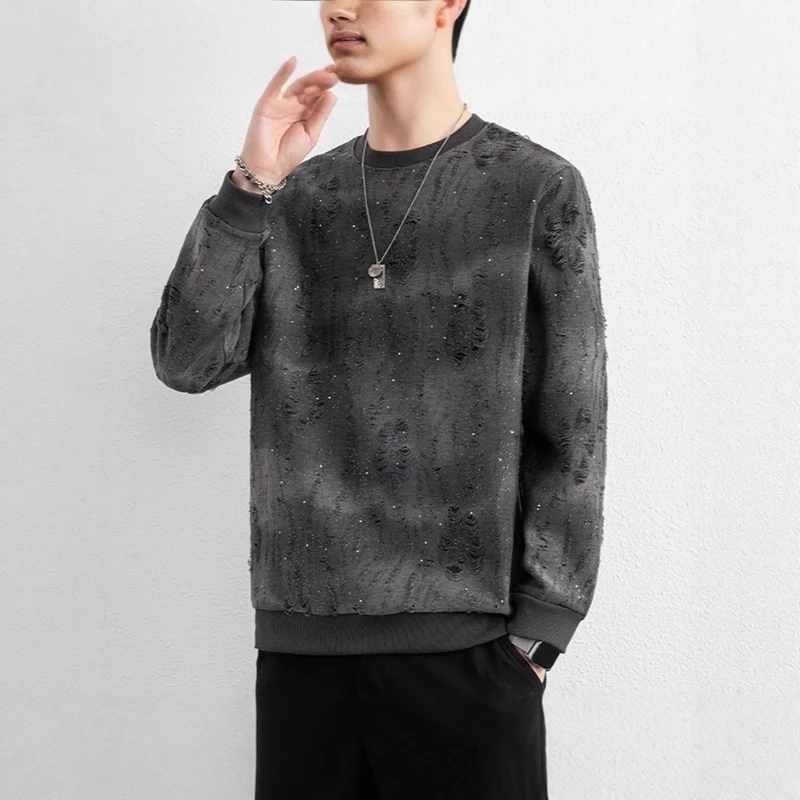 Herren Urbaner Sweatshirt mit funkelndem Design Nord Taschen