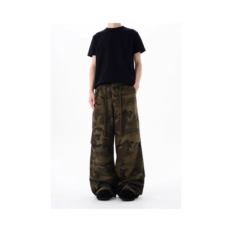 Herren Urbaner Cargo-Style Stoffhose Nord Taschen