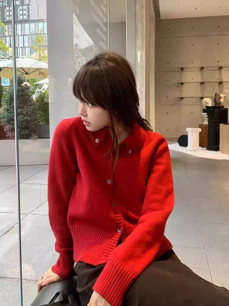 Damen Kurzcardigan mit kastiger Silhouette und extraweicher Kaschmir‑Optik Nord Taschen
