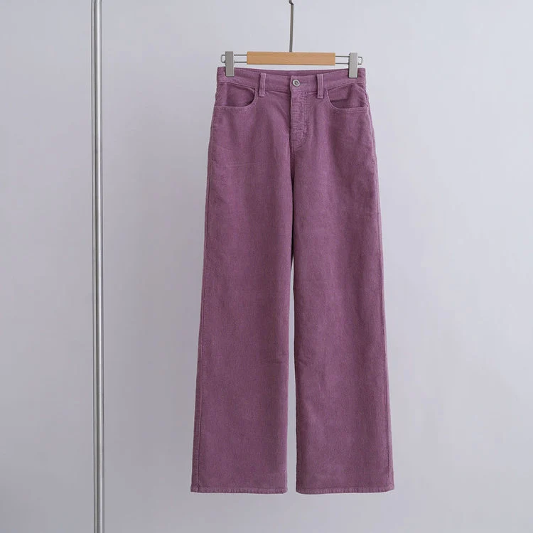 Damen Bequeme und weite Cordhose Nord Taschen