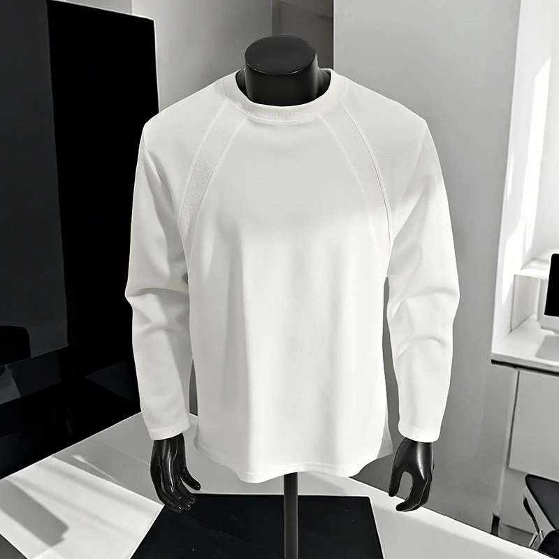 Herren Lässiges Raglan-Sweatshirt mit Rundhals, leichter Struktur und relaxed Fit Nord Taschen