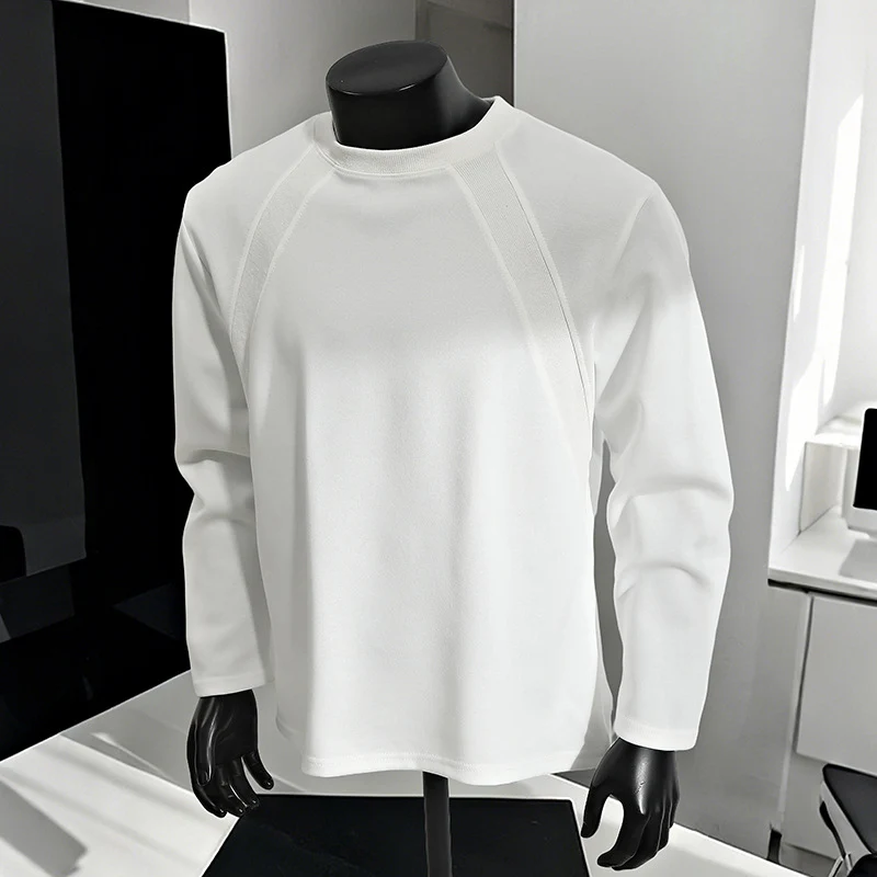 Herren Lässiges Raglan-Sweatshirt mit Rundhals, leichter Struktur und relaxed Fit Nord Taschen