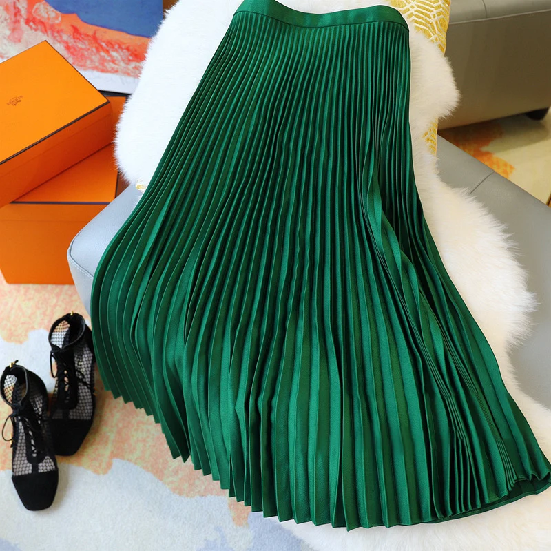 Damen Elegante und luftige Plissee-Rock Kombination Nord Taschen