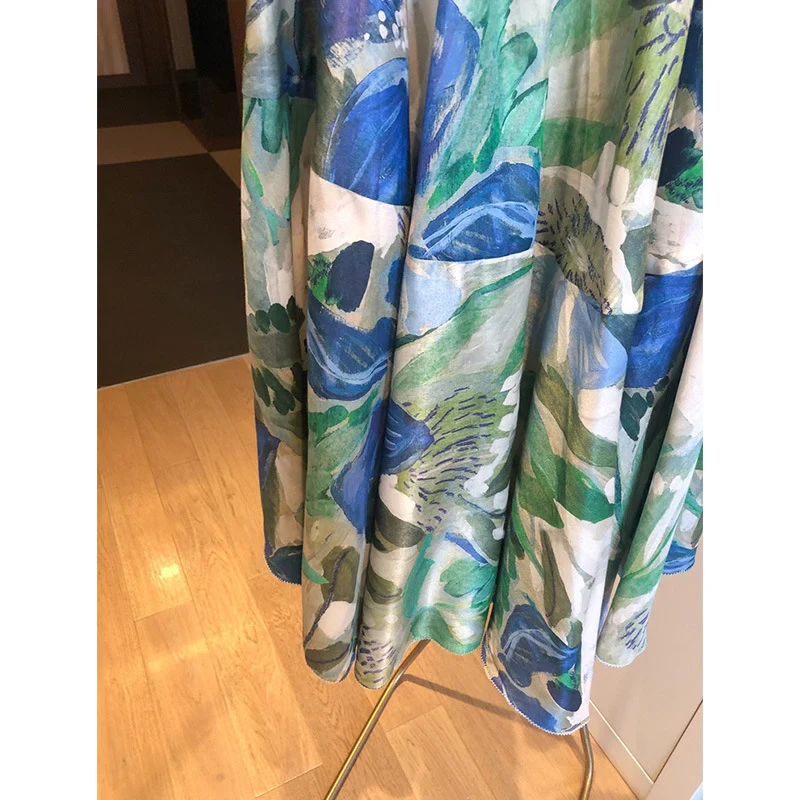 Damen Elegante und luftige Blusenkombination mit Maxi-Rock Nord Taschen