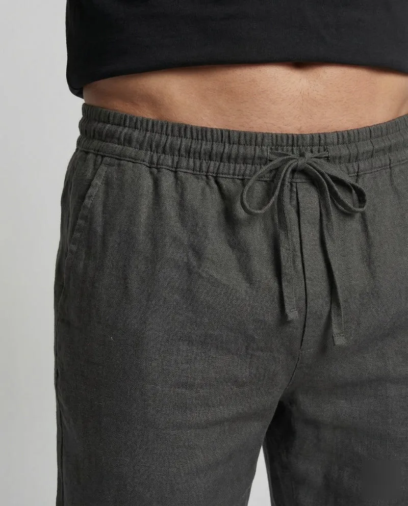 Herren Leinenhose Freizeit