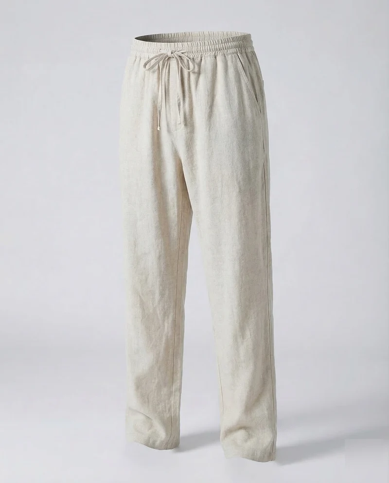 Herren Leinenhose Freizeit