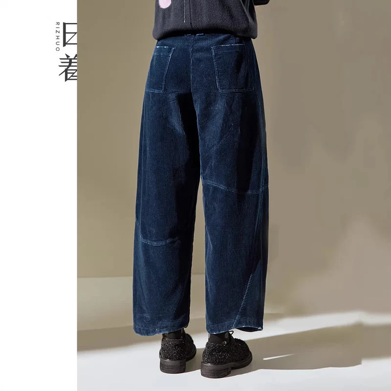 Damen Bequeme und stilvolle Cord-Haremshose Nord Taschen