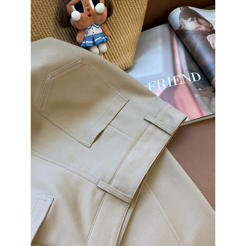 Damen Bequeme und moderne weite Stoffhose Nord Taschen