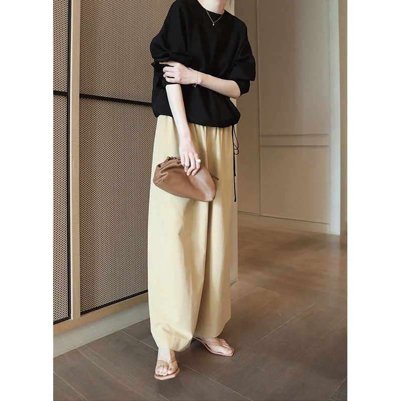 Damen Elegante und luftige Bluse mit ballonärmel Nord Taschen
