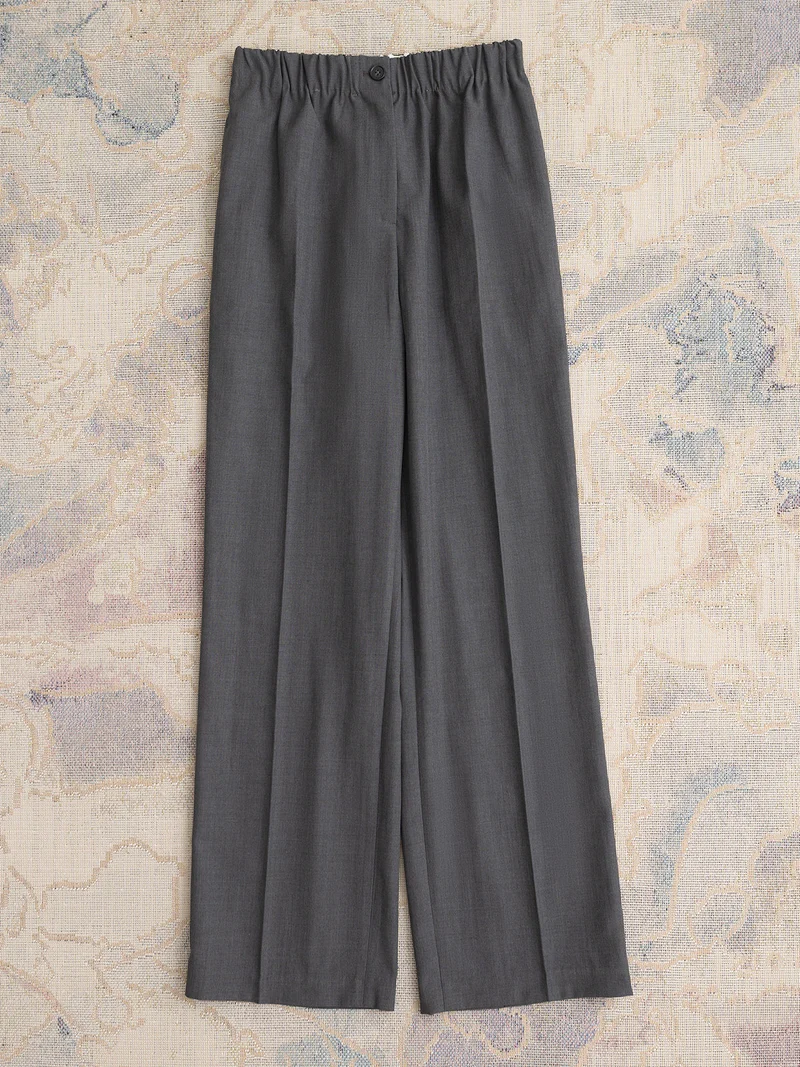 Damen Elegante und lockere Stoffhose Nord Taschen
