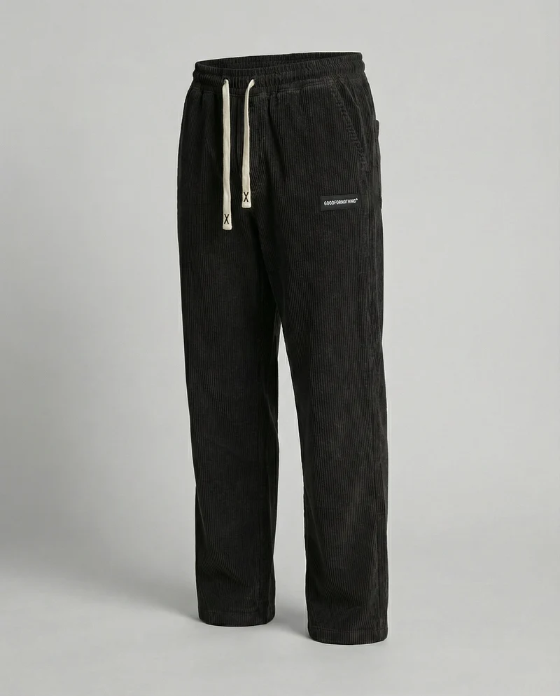 Herren Cordhose weit mit Kordelzug