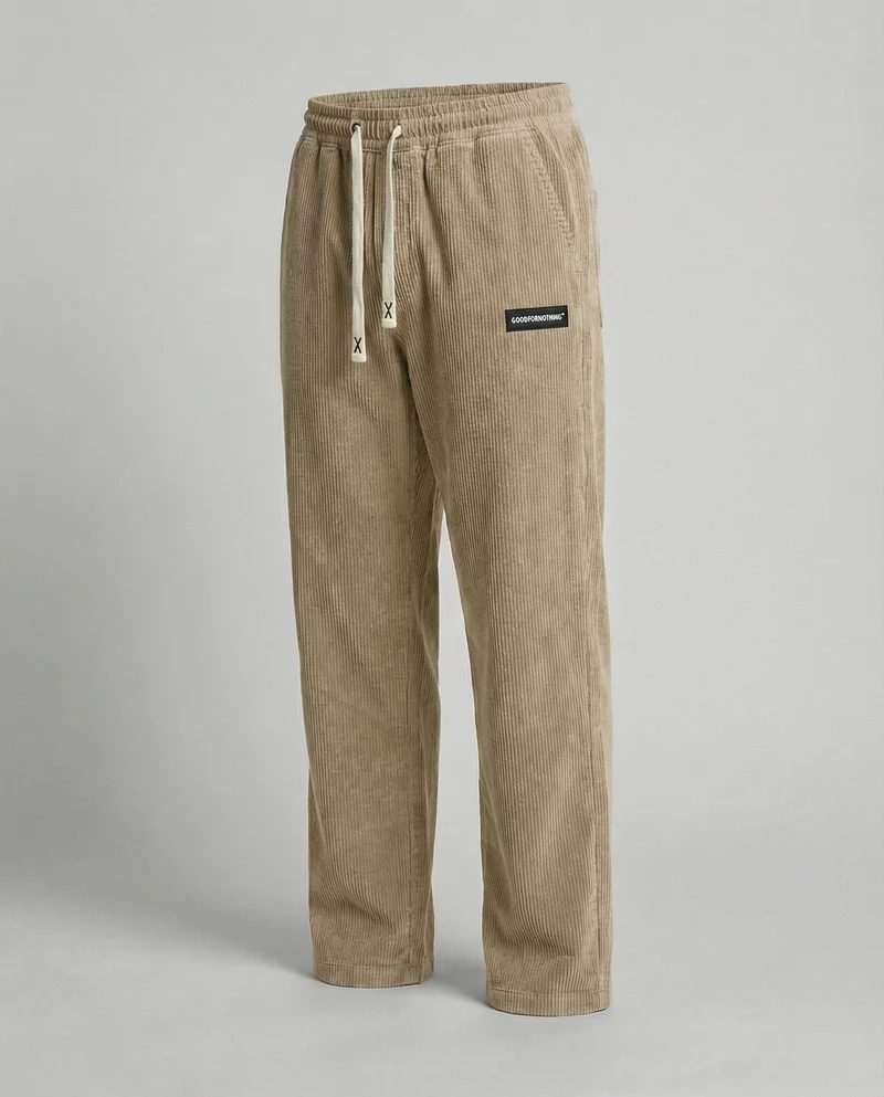 Herren Cordhose weit mit Kordelzug