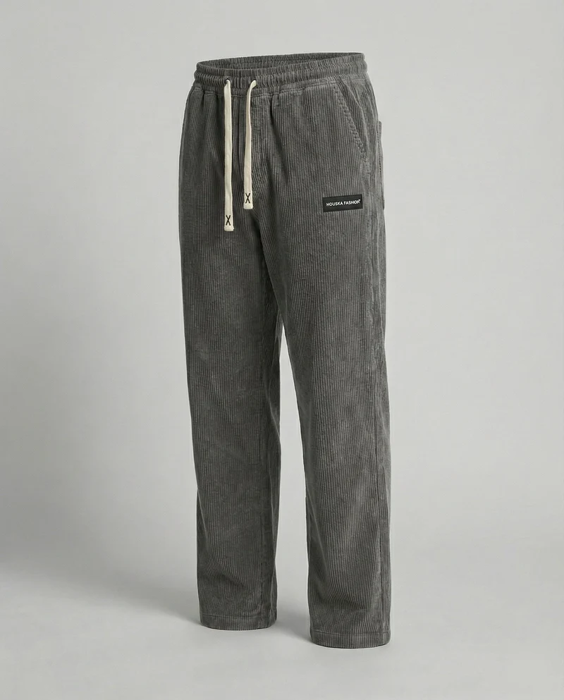 Herren Cordhose weit mit Kordelzug