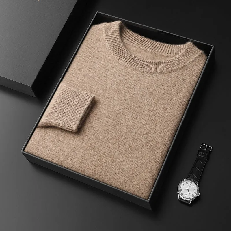 Herren Rundhals-Pullover im Kaschmir‑Look mit extraweichem Flor und Geschenkbox Nord Taschen