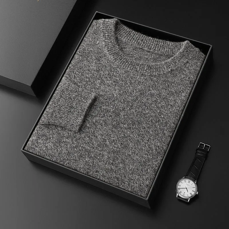 Herren Rundhals-Pullover im Kaschmir‑Look mit extraweichem Flor und Geschenkbox Nord Taschen