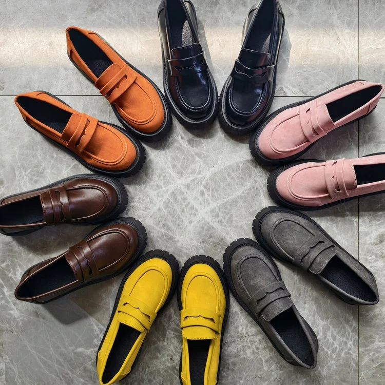 Damen Loafer mit modischem Bund und rutschfester Sohle
