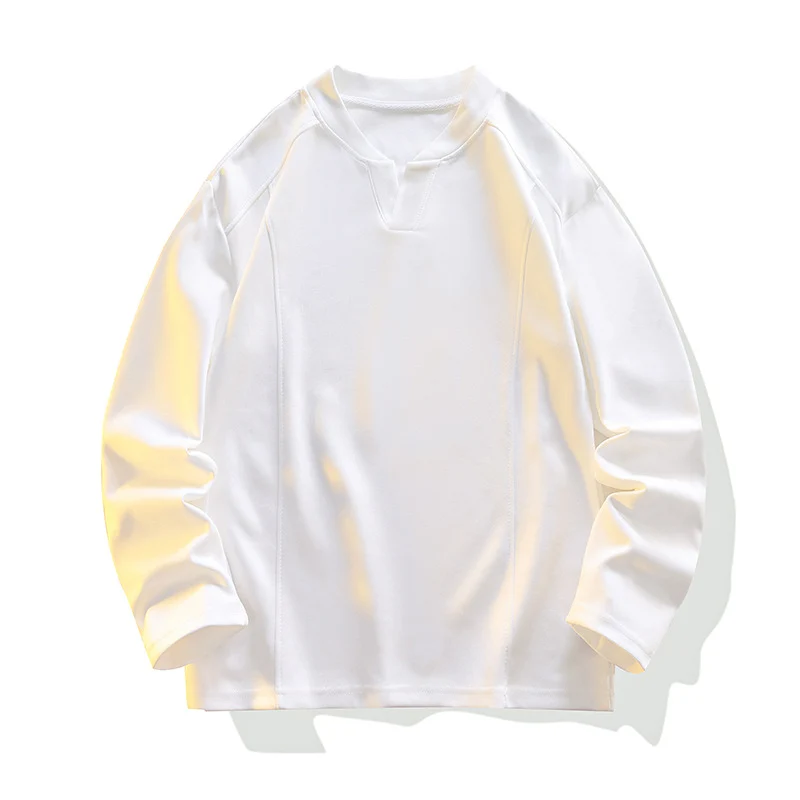 Herren Locker geschnittenes Langarm‑Sweatshirt mit V‑Einsatz und Raglanärmeln Nord Taschen