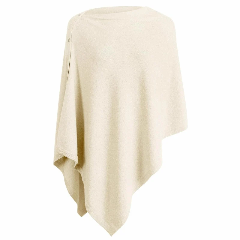 Damen vielseitiger Poncho aus hochwertiger Materialmischung Avellé