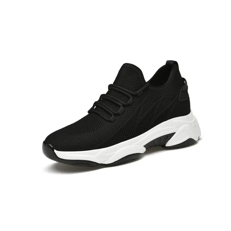 Herren Sneaker mit unsichtbarer Erhöhung – Mesh, +6/+8/+10 cm