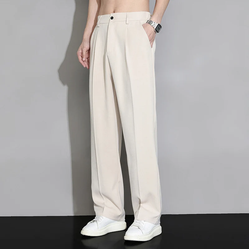 Herren Elegante und bequeme Bundfaltenhose