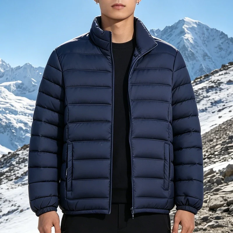 Herren Leichtgewichtige Steppjacke mit Thermo‑Füllung und Stehkragen Nord Taschen