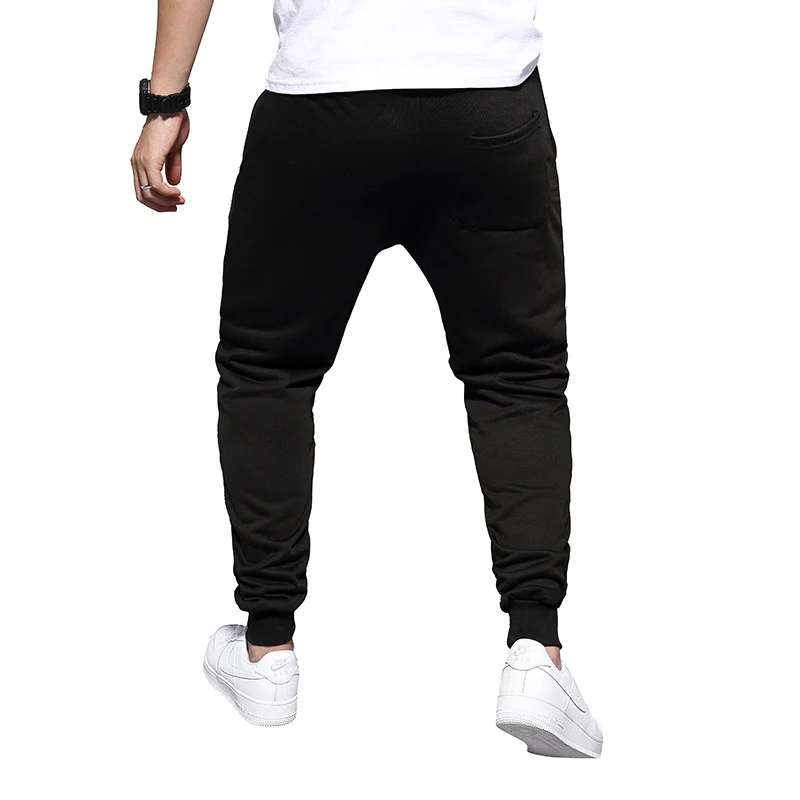 Herren Jogginghose mit tiefem Schritt, Distressed-Knieeinsatz und schmal zulaufendem Bein Nord Taschen