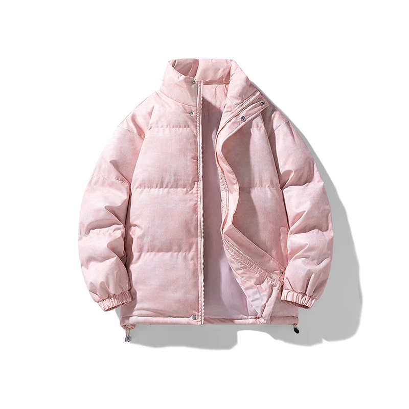 Herren Gepolsterte Steppjacke mit Samtoptik, Kastenform und hohem Stehkragen Nord Taschen