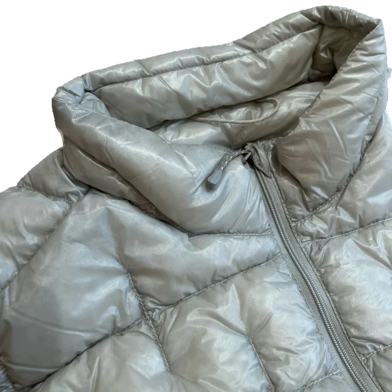 Damen leichte gesteppte Steppjacke mit hohem Stehkragen und Reißverschluss Nord Taschen
