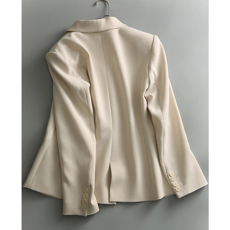 Damen Figurnaht-taillierter Blazer mit Schalkragen und formgebender Innenverarbeitung Nord Taschen