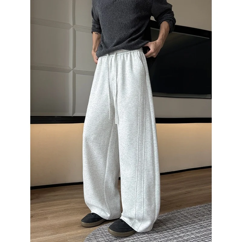Herren Extraweite Relaxed-Loungehose aus atmungsaktivem Jersey mit Kordelzug Nord Taschen