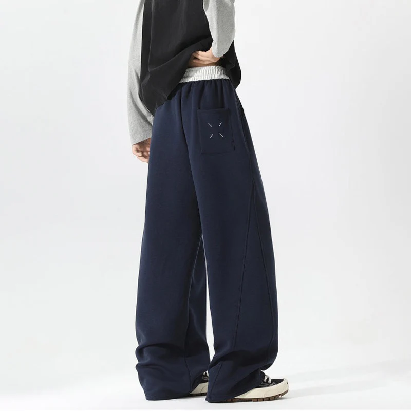 Damen Weite Loungehose mit elastischem Bund, Tunnelzug und fließender Oversize-Silhouette Nord Taschen