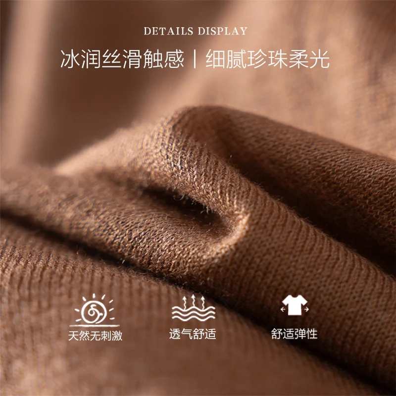 Damen Leichtes Feinstrick-Basicshirt mit extraweichem Fall und feinem Rippkragen Nord Taschen
