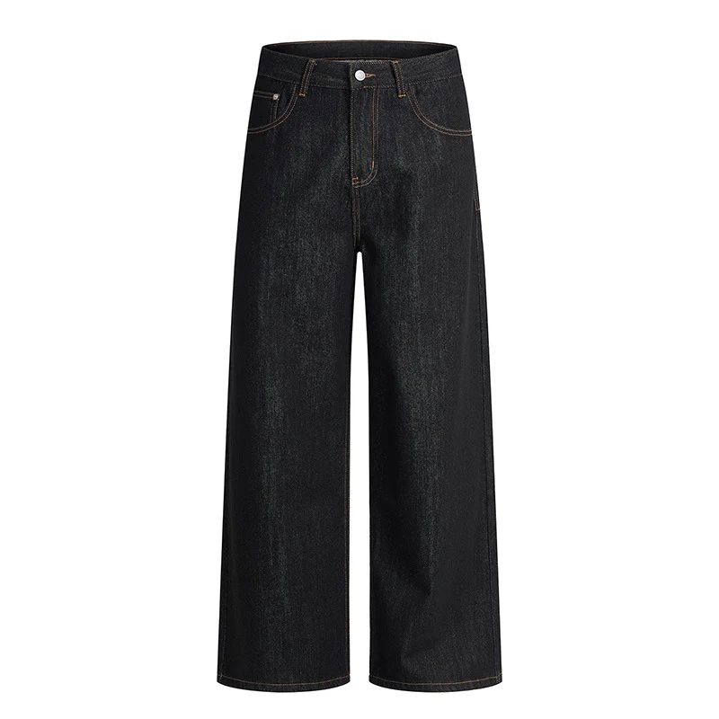 Damen High-Waist Culotte-Jeans aus Denim mit weitem Bein Nord Taschen