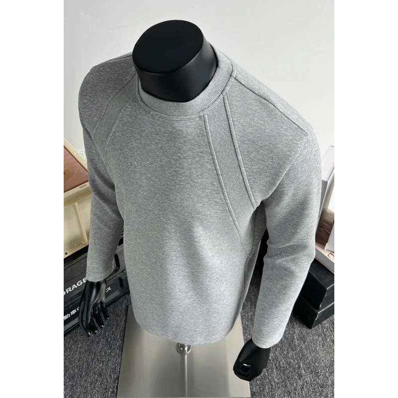 Herren Feinstrick-Sweatshirt mit Raglanärmeln und strukturierter Schulterpasse Nord Taschen