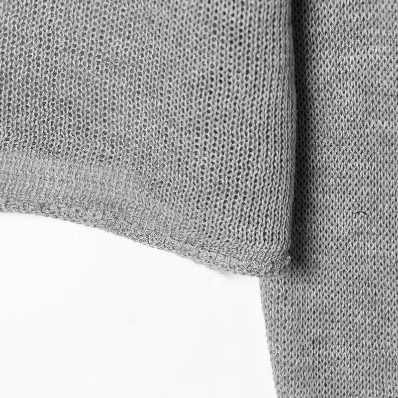 Damen Zweiteiliges Feinstrick-Set mit luftigem Rundhalsausschnitt, weiter Plissee-Optik-Hose und dekorativem Rocküberwurf Nord Taschen