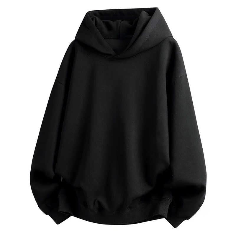 Damen Oversize Kapuzenpullover aus weichem Baumwollmix mit geripptem Saum und Raglanärmeln Nord Taschen