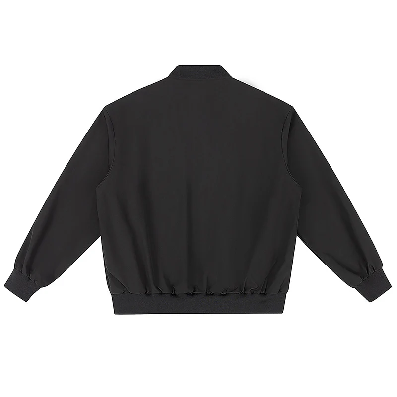 Damen Leichte Bomberjacke mit geripptem Saum, Druckknopfblende und verdeckten Eingrifftaschen Nord Taschen