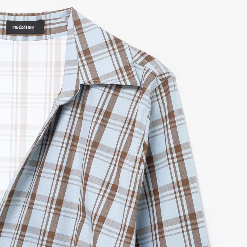 Damen Wickelbluse mit Knoten-Detail und klassischem Hemdkragen Nord Taschen