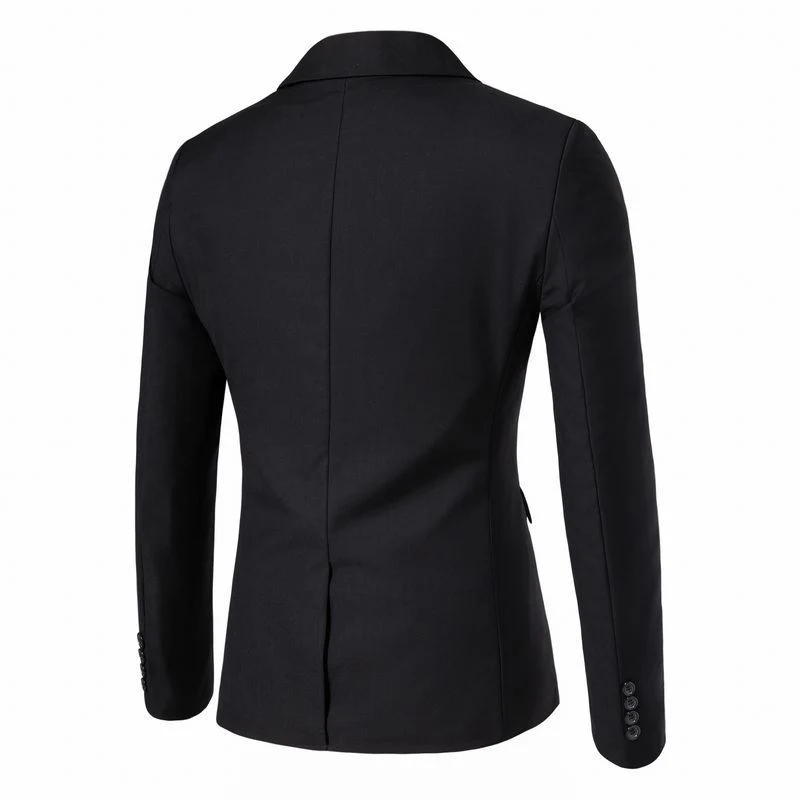 Herren Dreiteiliges tailliertes Anzugset mit Slim‑Sakko, Weste und schmaler Flachbundhose Nord Taschen