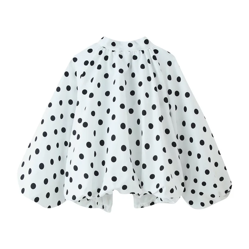 Damen Weites gepunktetes Cape im A‑Linien‑Schnitt aus leichtem Regenmaterial Nord Taschen