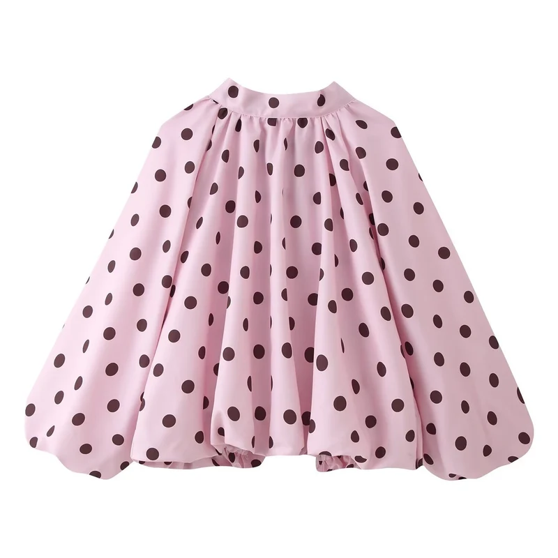 Damen Weites gepunktetes Cape im A‑Linien‑Schnitt aus leichtem Regenmaterial Nord Taschen