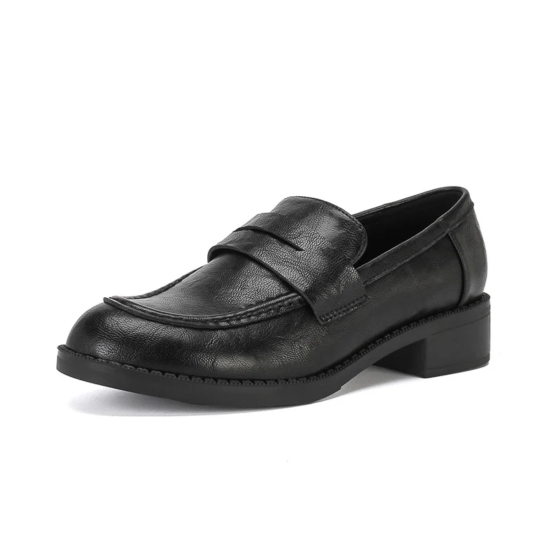 Damen Elegante Loafer mit Mokassinnaht und leichtem Blockabsatz Nord Taschen