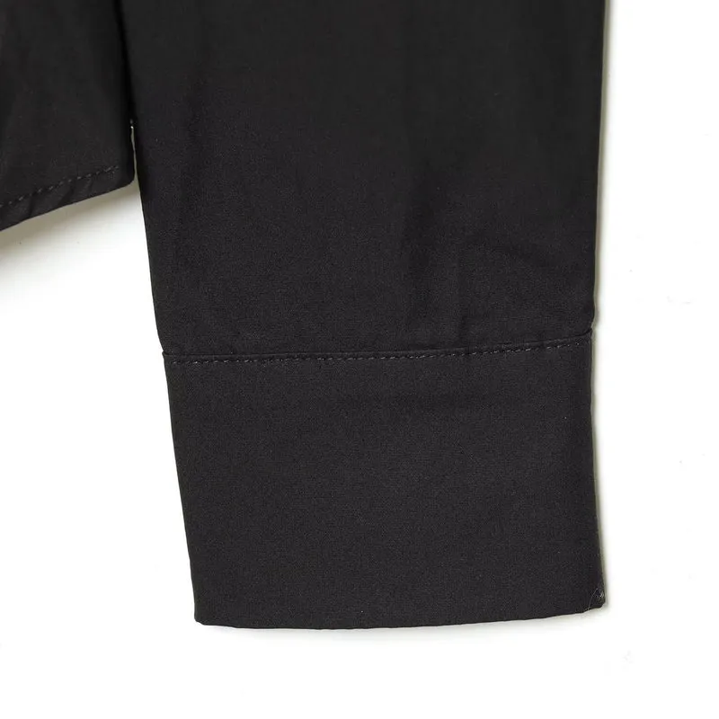 Damen Taillierte Hemdbluse mit Schößchen und Wiener Nähten Nord Taschen