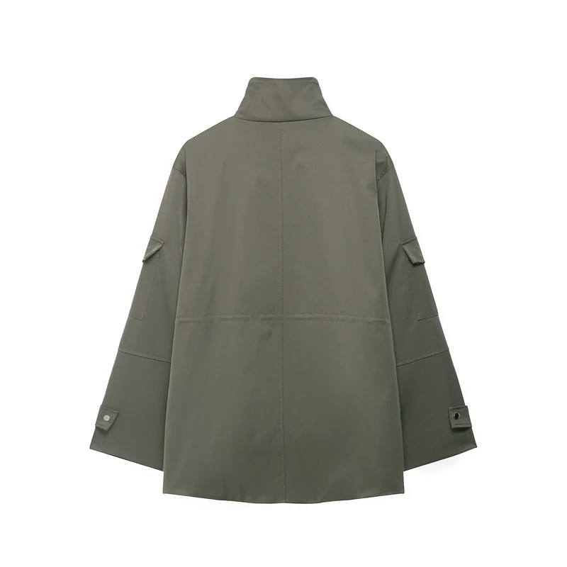 Damen Utility-Parka mit aufgesetzten Pattentaschen und hohem Stehkragen Nord Taschen