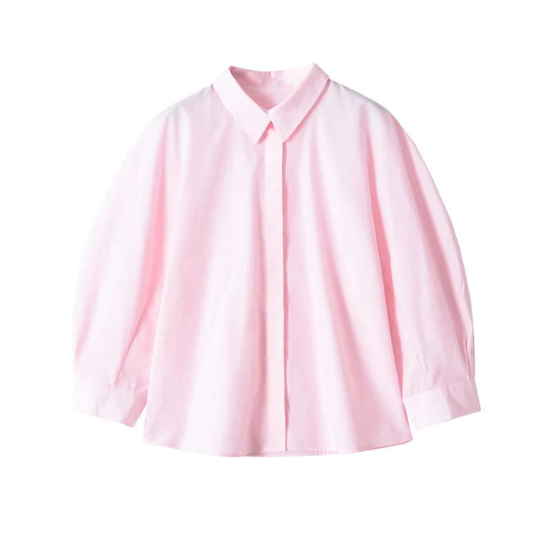 Damen Oversized Kurzjacke mit Stehkragen und weiten Raglanärmeln Nord Taschen