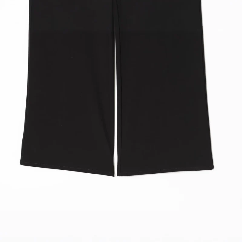 Damen Weite High‑Waist-Hose mit asymmetrischem Wickelrock-Overlay Nord Taschen