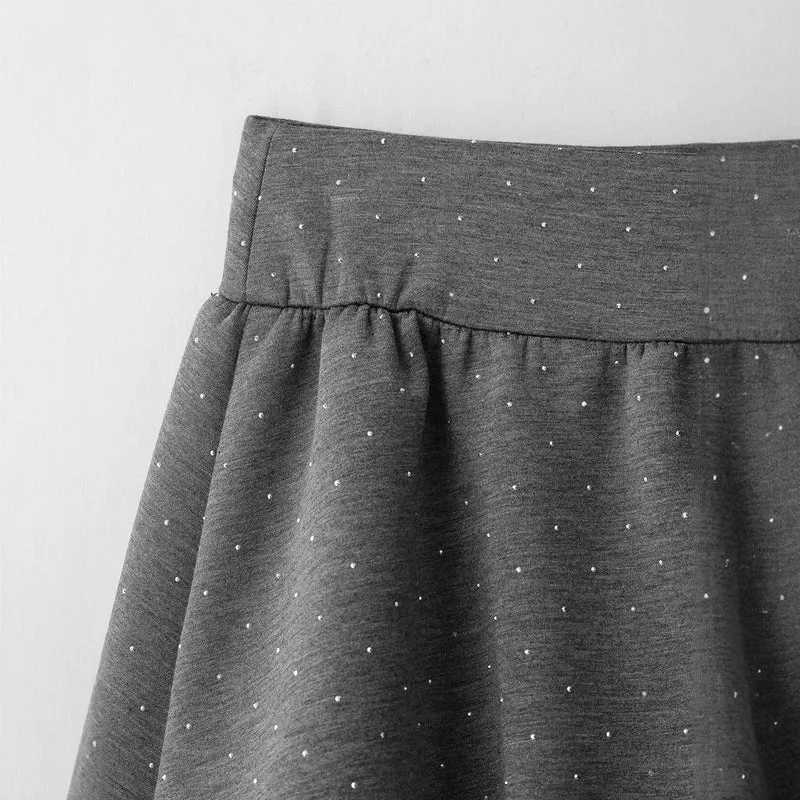 Damen Oversized Kapuzenjacke mit durchgehendem Reißverschluss, elastischem Saum und dezentem Punktmuster Nord Taschen